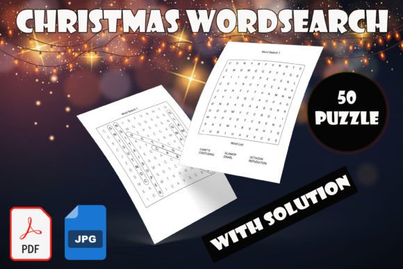 A Ready-to-Publish Christmas Word Search Puzzle Resource