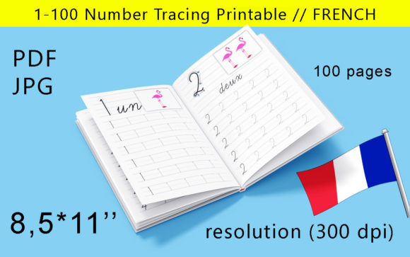 Building Foundational Skills with French Number Tracing Worksheets 1-100
