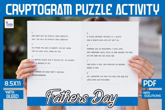 Father's Day Cryptogram Books: A Perfect Gift for Adults