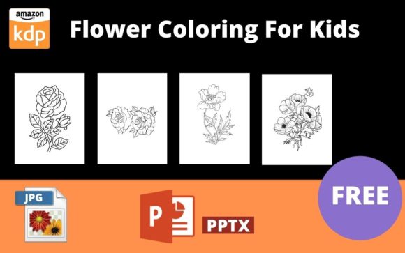 Flower Coloring for Kids as a Practical Creative Asset