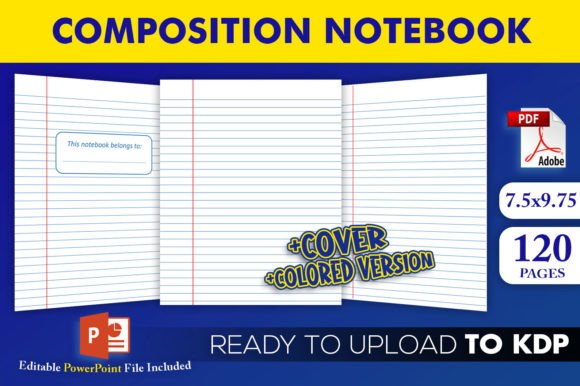 From Template to Treasure: Your Composition Book Notebook KDP Interior