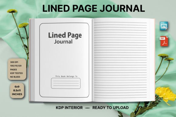 Lined Page Journal: Your Foundation for Amazon KDP Success
