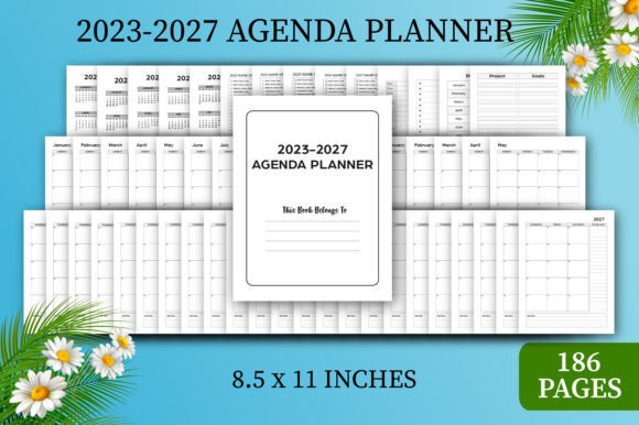 Master Your Next Five Years with an Editable Agenda Planner