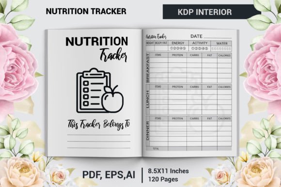 Nutrition Tracker Kdp Interior 01: Your Foundation for Health and Business