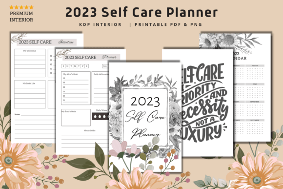 The 2023 Self Care Planner KDP Interior: Your Toolkit for Intentional Living