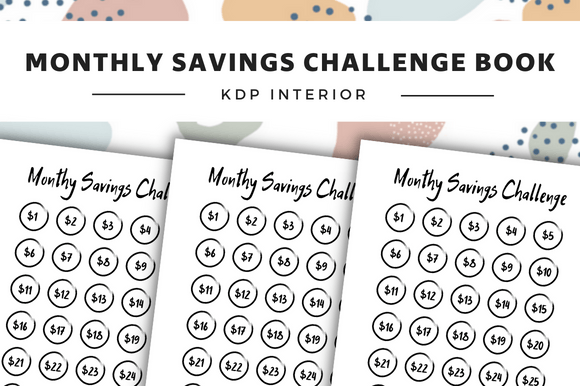 The Power of a Plan: Your Guide to Financial Success with a Monthly Savings Challenge Book