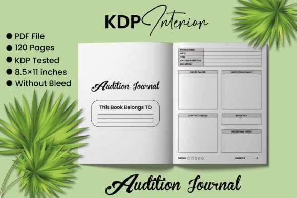 Unlock Your Design Potential with Audition Journal Log Book