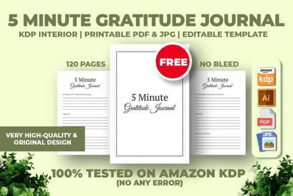 Why a 5 Minute Gratitude Journal KDP Interior Can Transform Your Publishing Venture