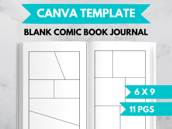 Your Complete Comic Book Journal Template for Canva